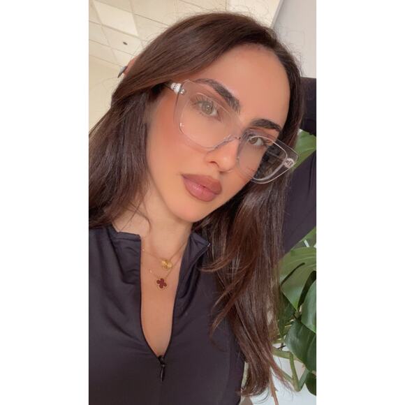 NEW Givenchy GV50047I Cat Eye Pearl Crystal Grey Frames main image 6
